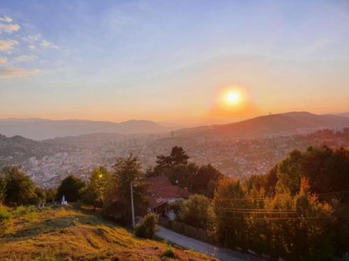 Sarajevo in der Abendsonne