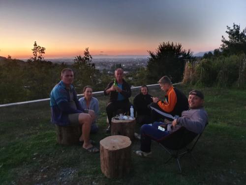 Our host family after leaving Shkoder.