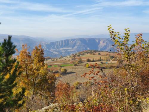 Herbst in den Bergen. 