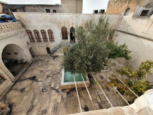 Hostel yard in Urfa.