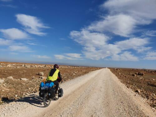 Gravel road for 70 kms!