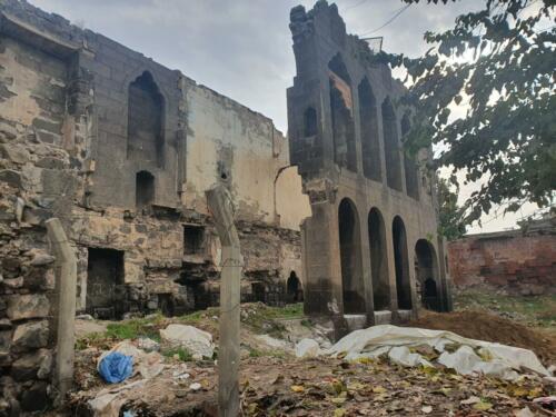 Destroyed old town in Diyarbakir. 