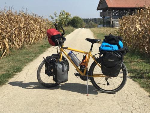 Bike path in Slovenia