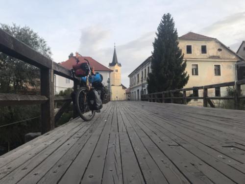 Wooden bridge to Kostanjecivi