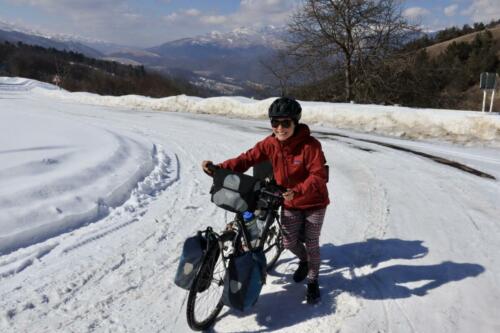 Lucky the whole ride up wasn't covered in snow!