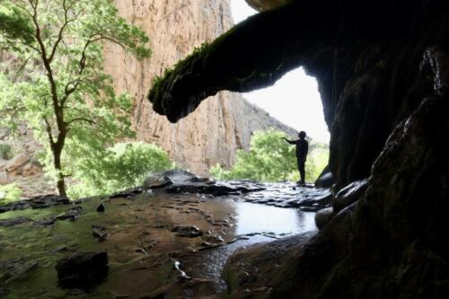 Cave at Tang-e Bostanak