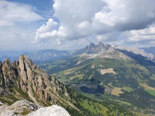 Aussicht Latemarscharte